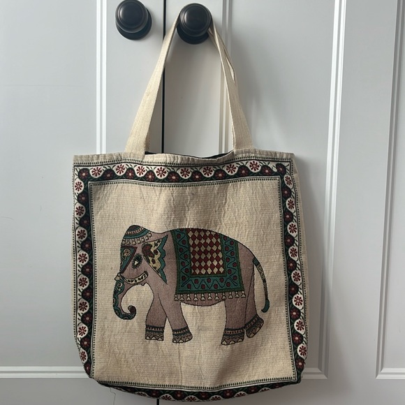 Handbags - Absolutely gorgeous tote bag with elephant detail